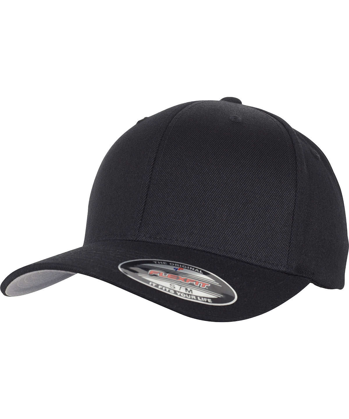 Flexfit by Yupoong YP046 Flexfit wool-blend (6477) in Black