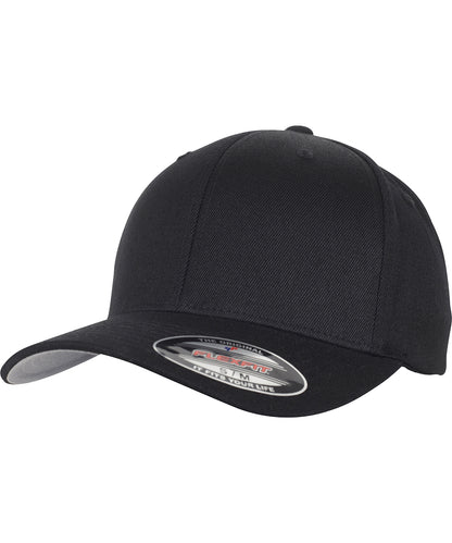 Flexfit by Yupoong YP046 Flexfit wool-blend (6477) in Black
