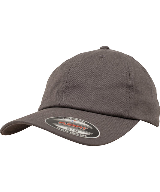 Flexfit by Yupoong YP055 Flexfit cotton twill dad cap (6745) in Dark Grey