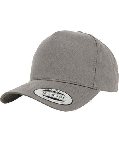 Flexfit by Yupoong YP058 5-panel curved classic snapback (7707) in Grey
