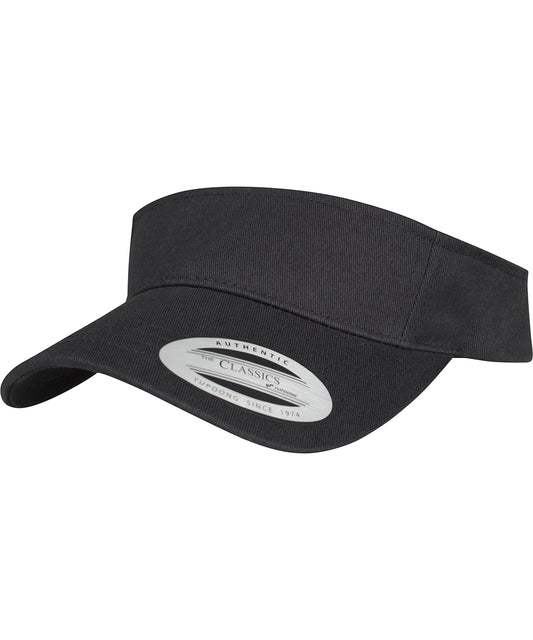 Flexfit by Yupoong YP060 Curved visor cap (8888) in Black
