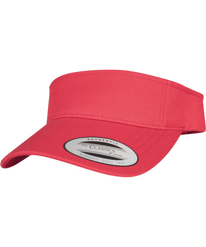 Flexfit by Yupoong YP060 Curved visor cap (8888) in Red