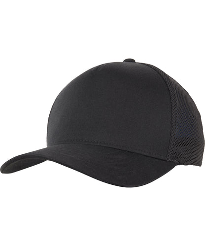 Flexfit by Yupoong YP063 110 trucker (110T) in Black/Black