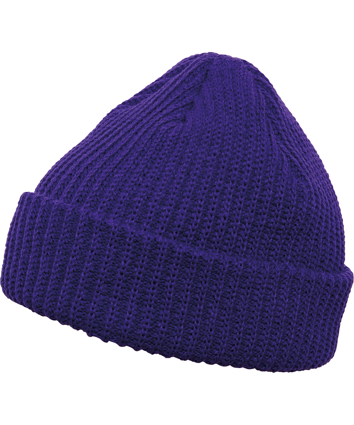 Flexfit by Yupoong YP066 Rib beanie (1502RB) in Purple
