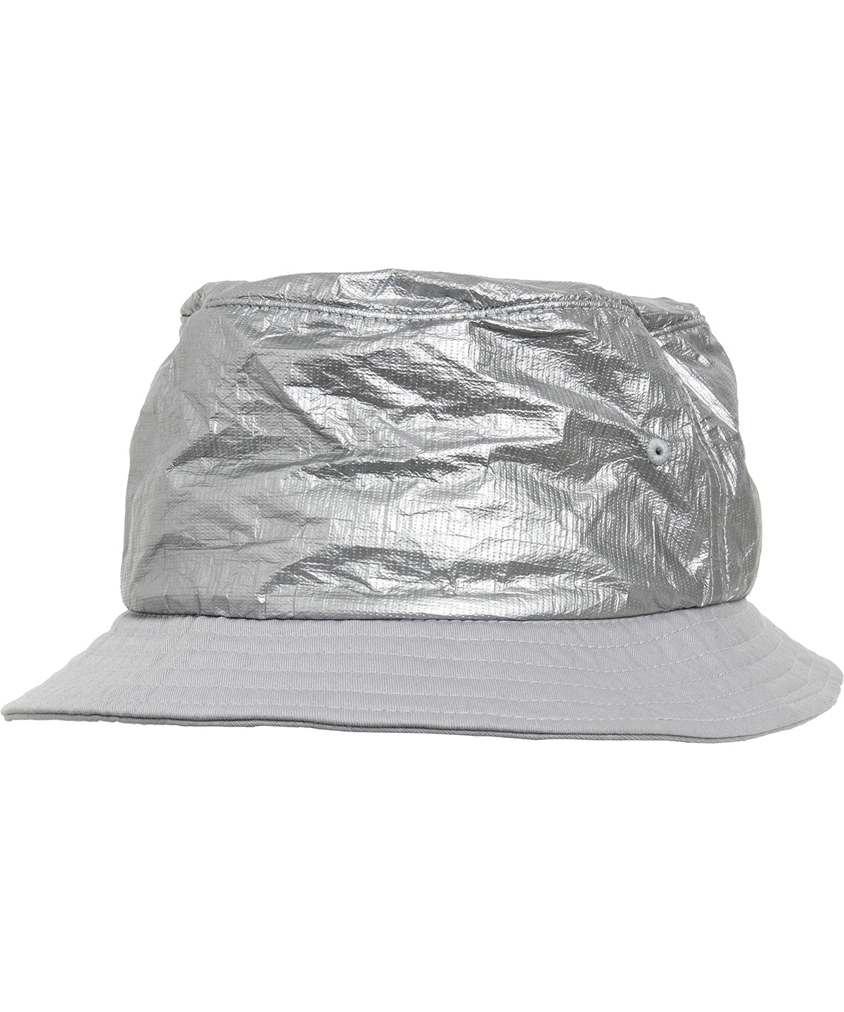 Flexfit by Yupoong YP069 Crinkled paper bucket hat (5003CP) in Silver