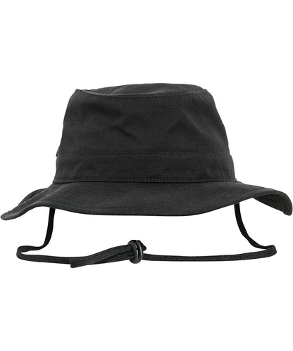 Flexfit by Yupoong YP074 Angler hat (5004AH) in Black