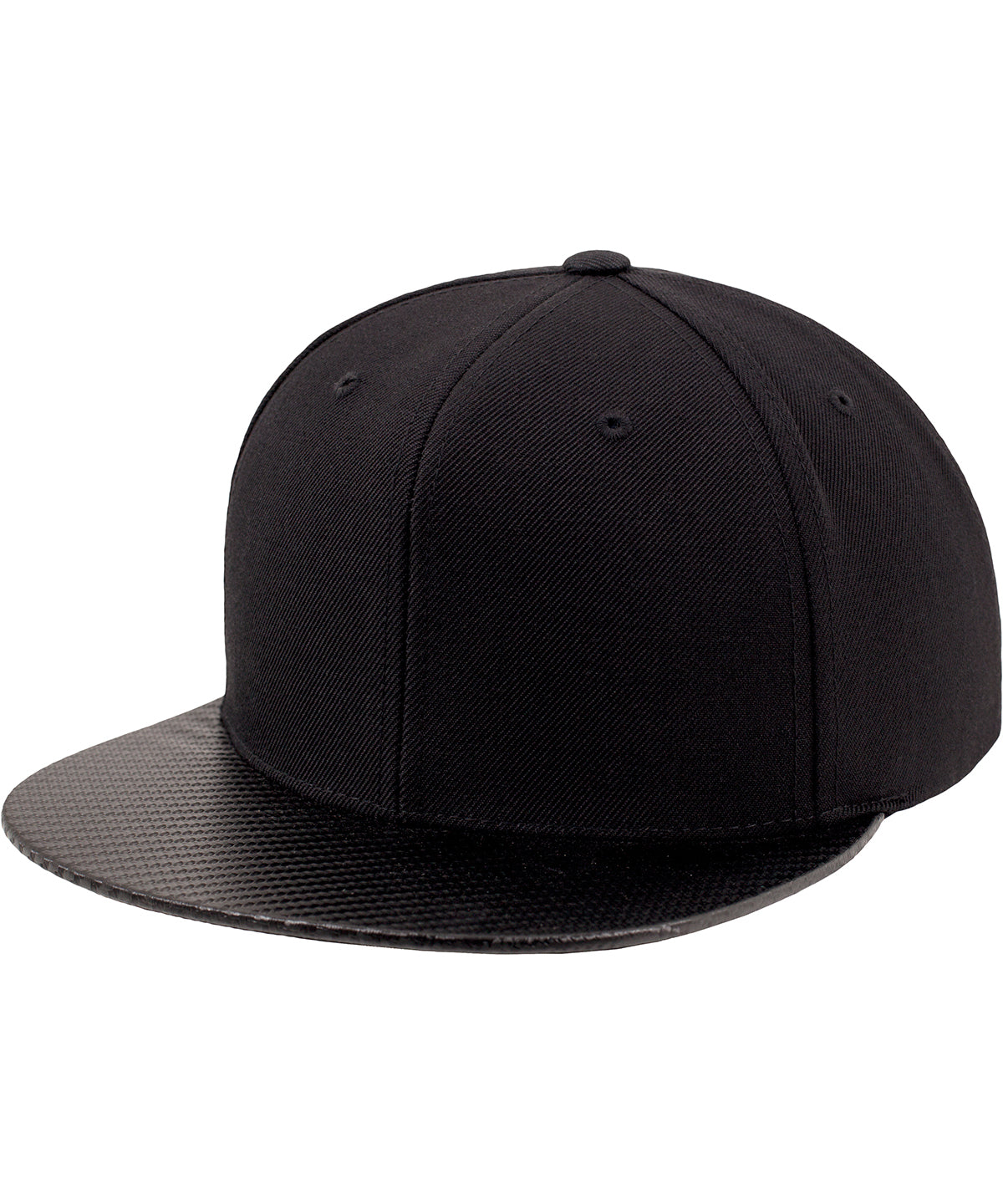 Flexfit by Yupoong YP079 Carbon snapback (6089CA) in Black/Carbon