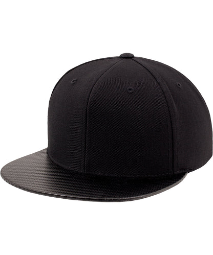 Flexfit by Yupoong YP079 Carbon snapback (6089CA) in Black/Carbon
