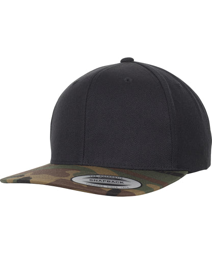 Flexfit by Yupoong YP089 Classic snapback 2-tone camo (6089TC) in Black/Green Camo