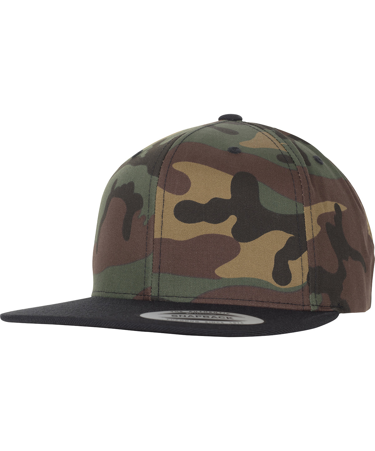 Flexfit by Yupoong YP089 Classic snapback 2-tone camo (6089TC) in Green Camo/Black
