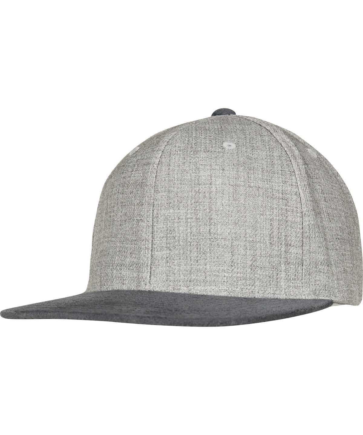 Flexfit by Yupoong YP090 Melange velour snapback (6089VM) in Grey/Grey