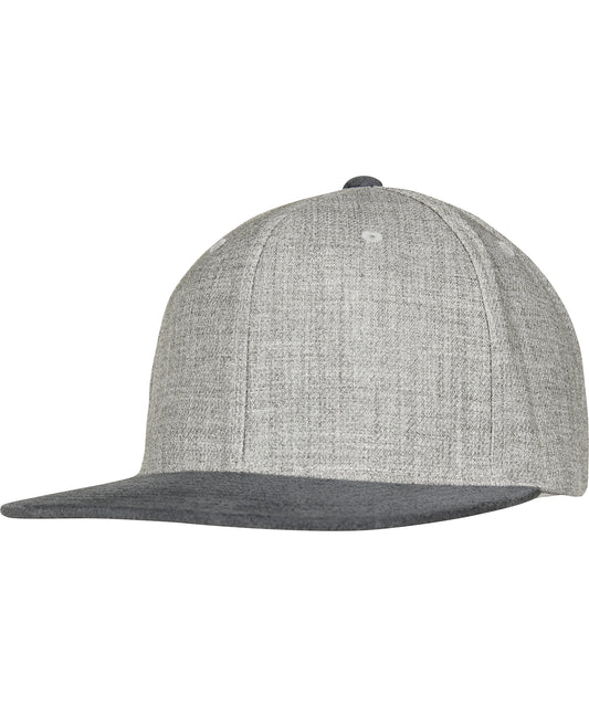 Flexfit by Yupoong YP090 Melange velour snapback (6089VM) in Grey/Grey