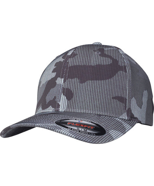 Flexfit by Yupoong YP104 Flexfit camo stripe cap (6277CS) in Dark Camo