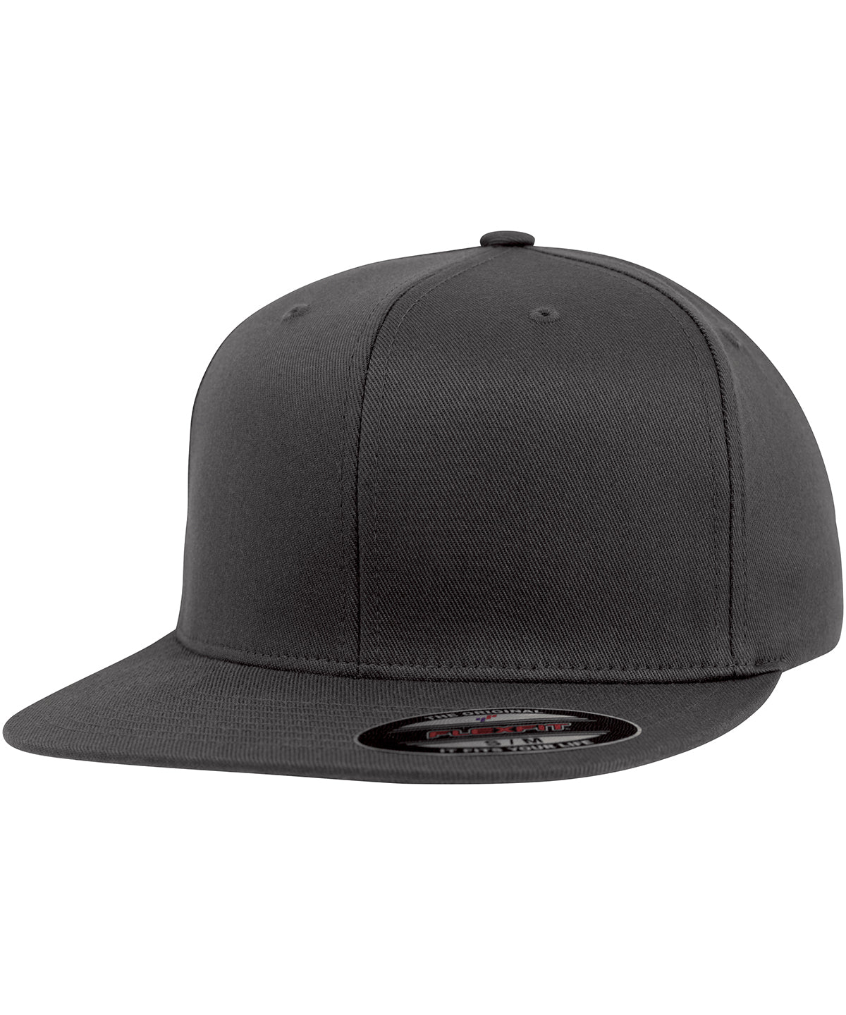 Flexfit by Yupoong YP106 Flexfit flat visor (6277FV) in Dark Grey