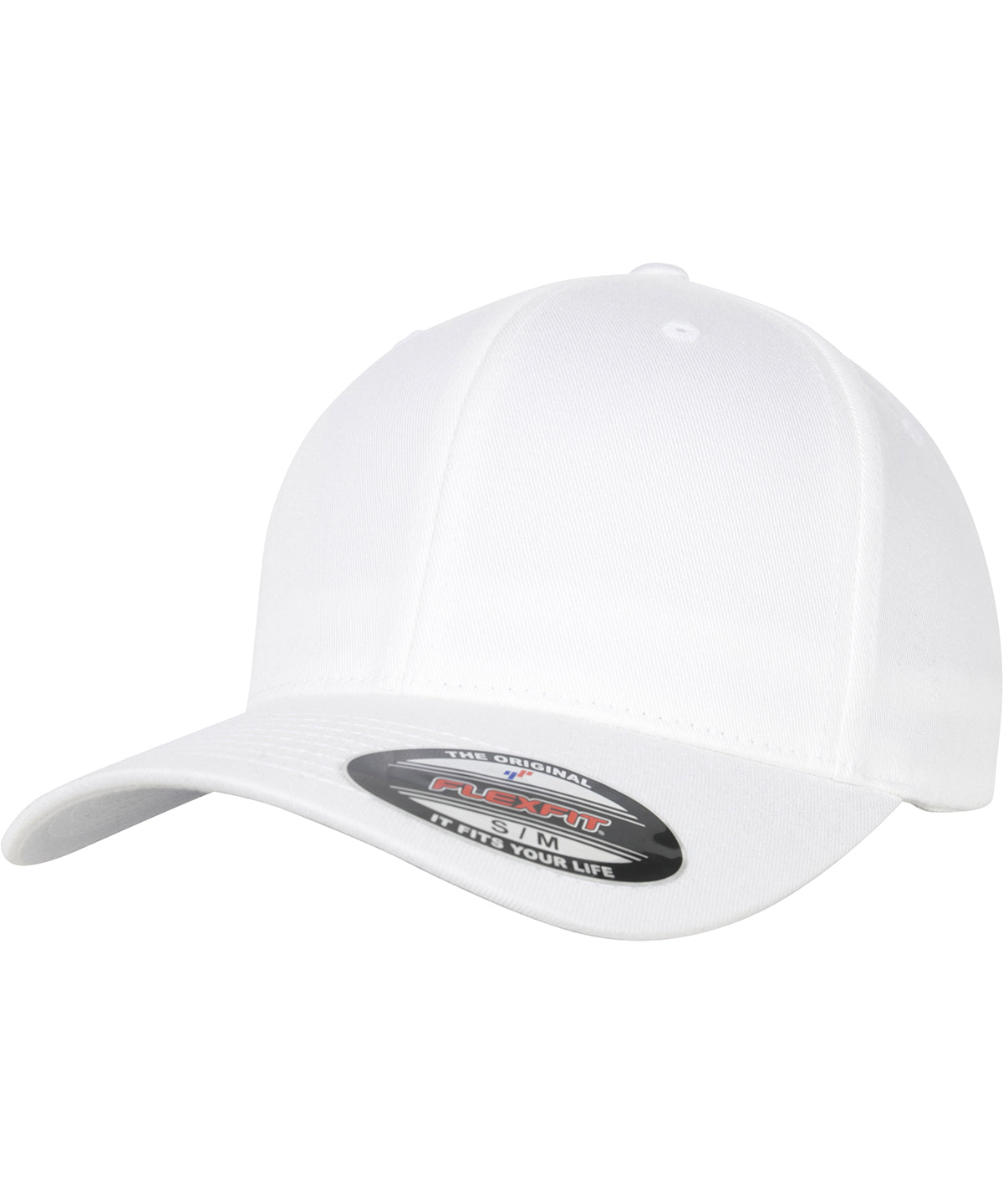 Flexfit by Yupoong YP113 Flexfit organic cotton cap (6277OC) in White