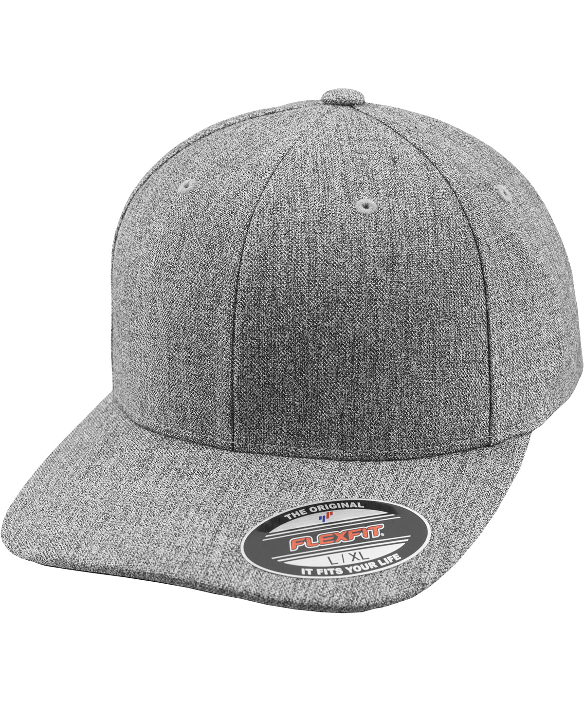 Flexfit by Yupoong YP117 Plain span Flexfit (6277PS) in Heather Grey