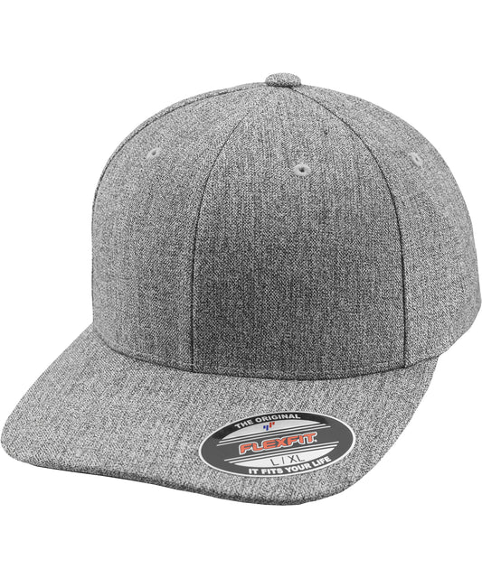Flexfit by Yupoong YP117 Plain span Flexfit (6277PS) in Heather Grey