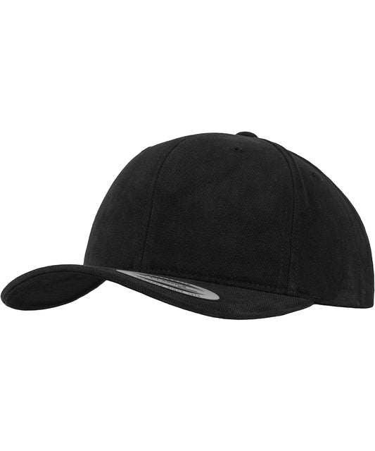 Flexfit by Yupoong YP123 Brushed cotton twill mid-profile (6363V) in Black