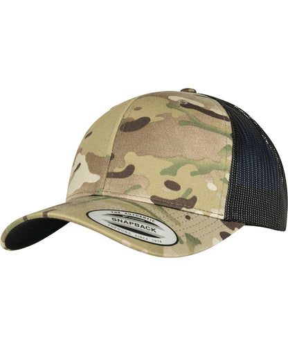 Flexfit by Yupoong YP131 Retro trucker Multicam® (6606MC) in Multicam