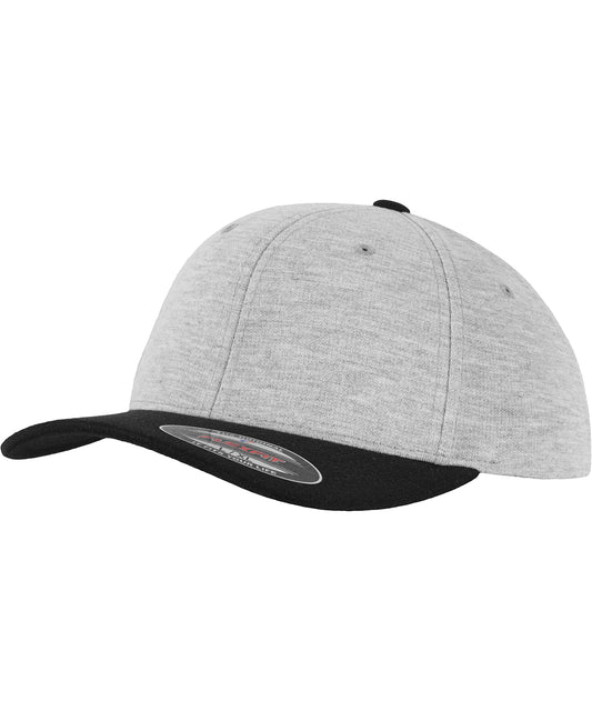 Flexfit by Yupoong YP133 Flexfit double Jersey 2-tone (6778T) in Grey/Black
