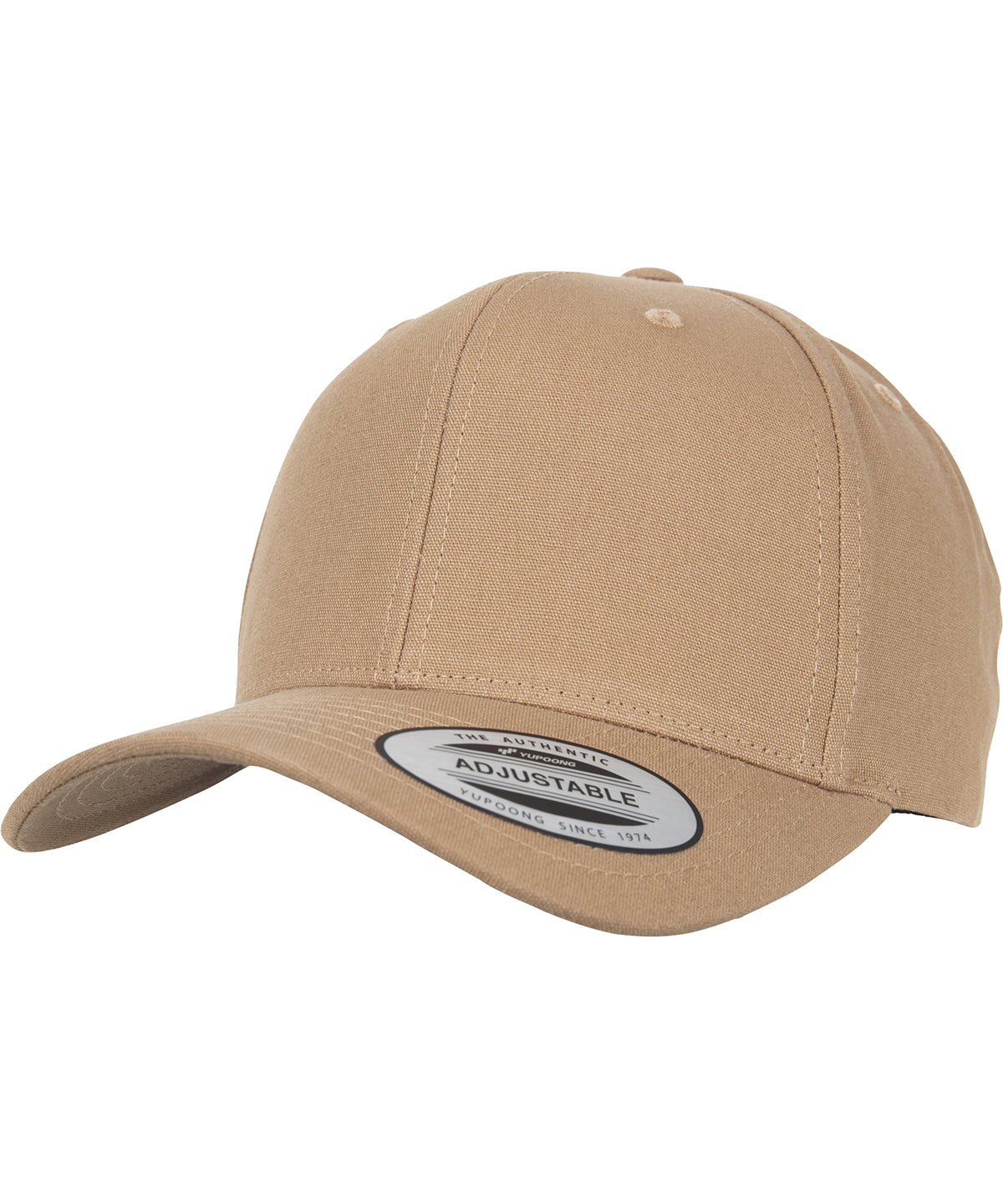 Flexfit by Yupoong YP138 6-panel curved metal snap (7708MS) in Croissant