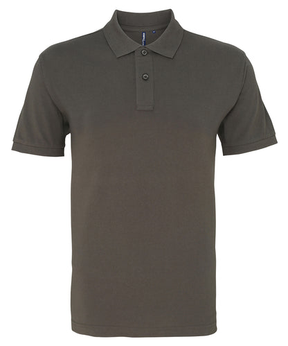Asquith & Fox AQ082 Men's organic polo in Slate