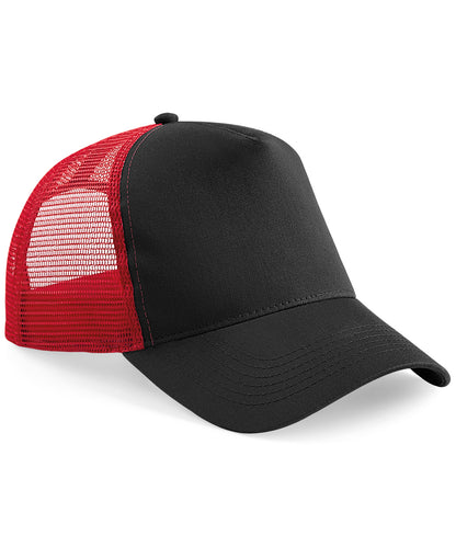 Beechfield BC640 Snapback trucker in Black/Classic Red