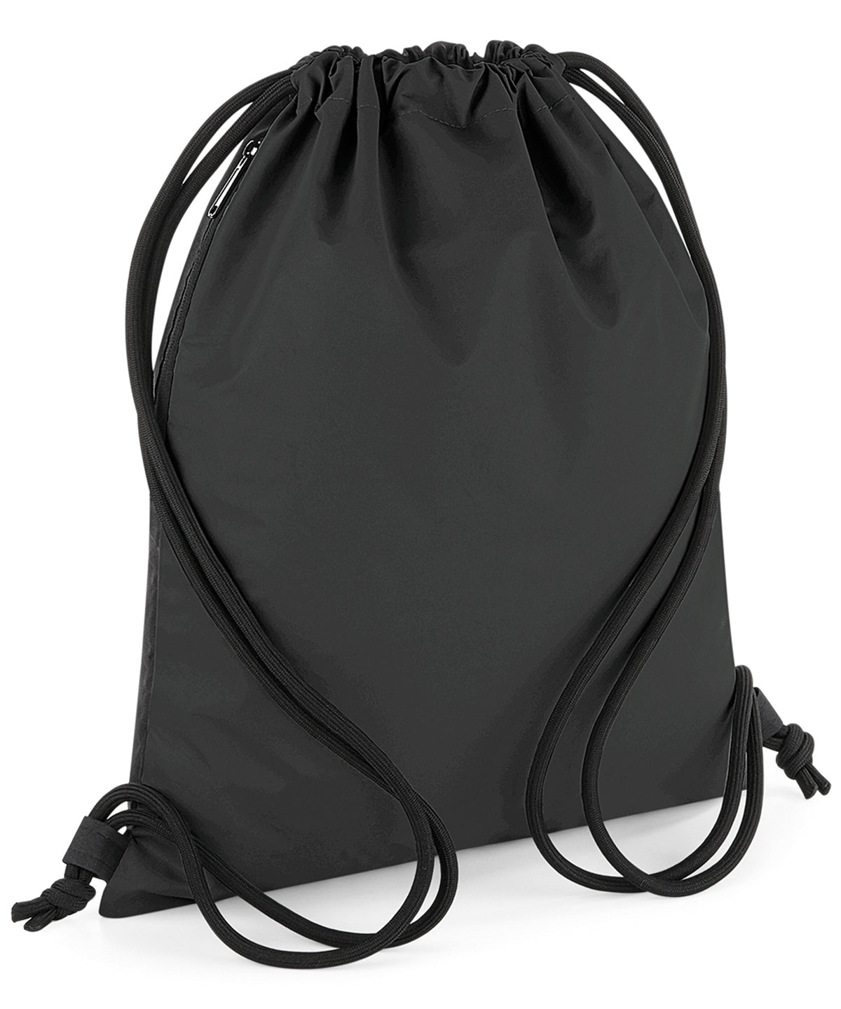 Bagbase BG137 Reflective gymsac in Black Reflective