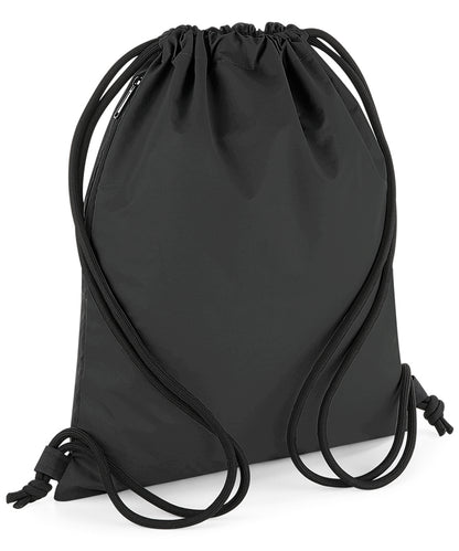 Bagbase BG137 Reflective gymsac in Black Reflective