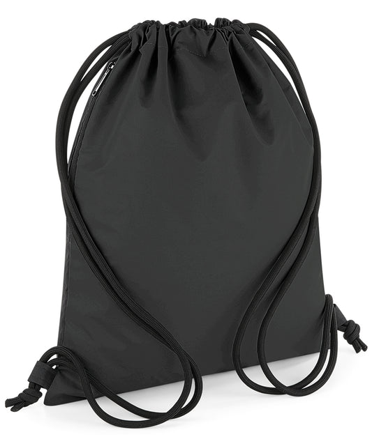Bagbase BG137 Reflective gymsac in Black Reflective