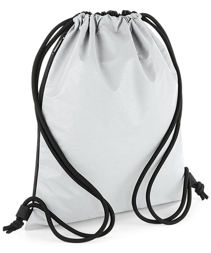 Bagbase BG137 Reflective gymsac in Silver Reflective