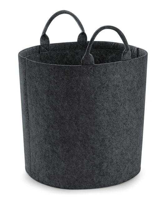 Bagbase BG728 Felt trug in Charcoal Melange