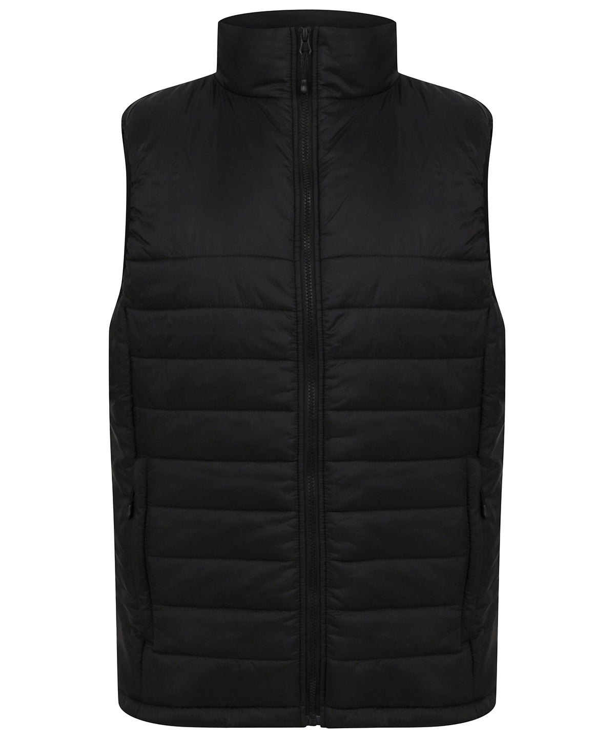 Henbury HB875 Unisex padded gilet in Black