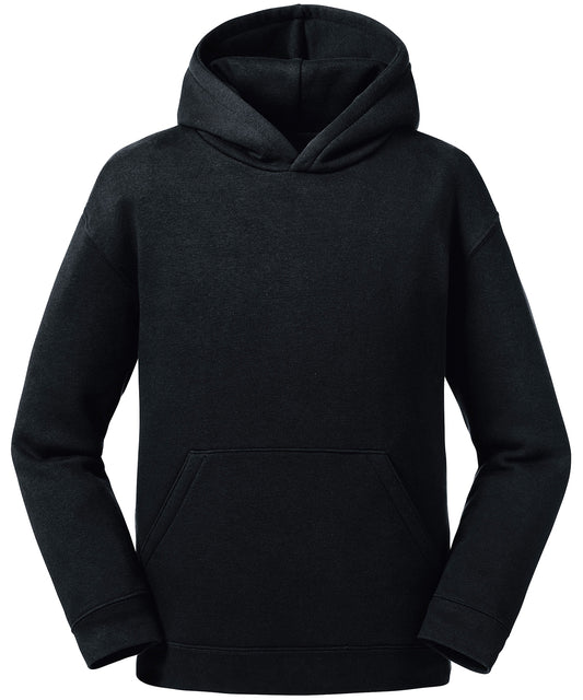 Russell Athletic J265B Kids authentic hooded sweatshirt in Black