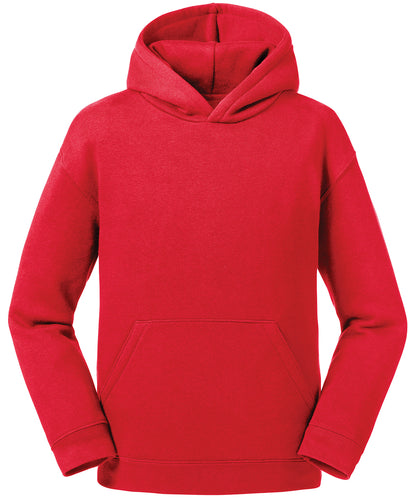 Russell Athletic J265B Kids authentic hooded sweatshirt in Classic Red