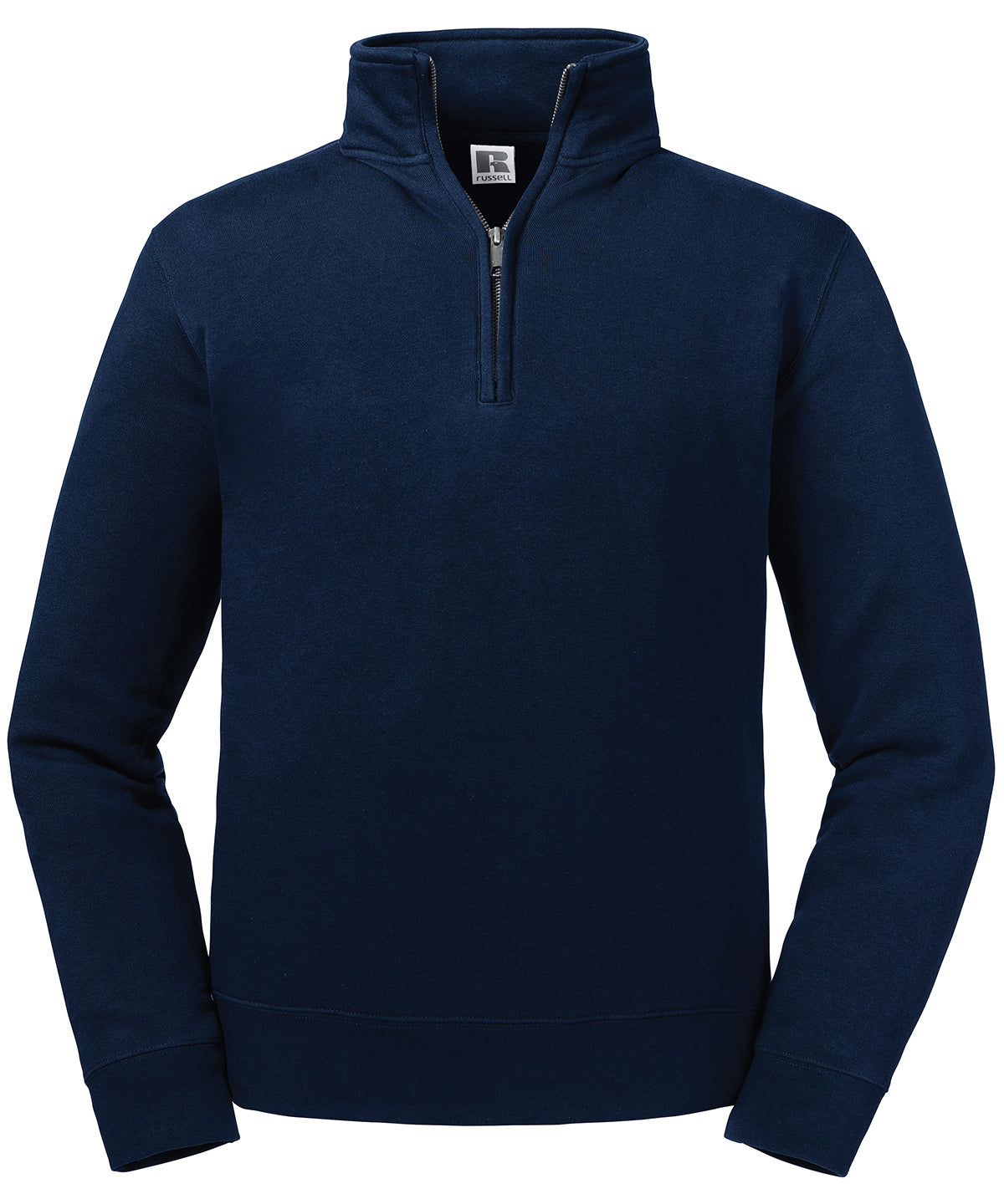 Russell Athletic J270M Authentic ¼ zip sweatshirt in French Navy