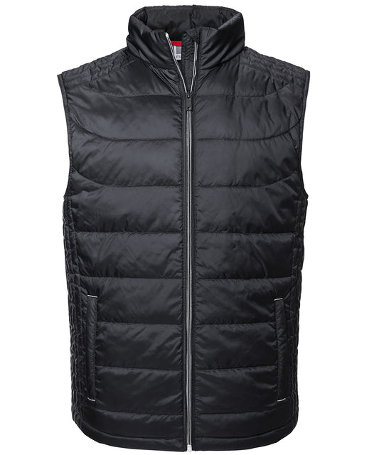 Russell Athletic J441M Nano bodywarmer in Black
