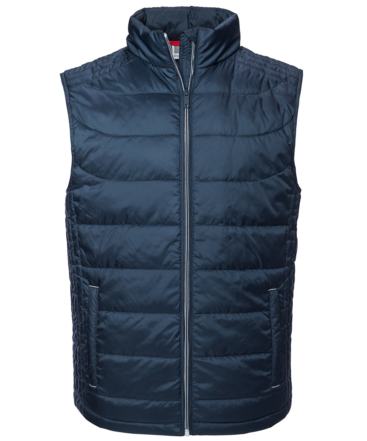 Russell Athletic J441M Nano bodywarmer in French Navy