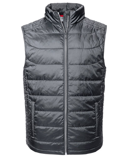 Russell Athletic J441M Nano bodywarmer in Iron Grey
