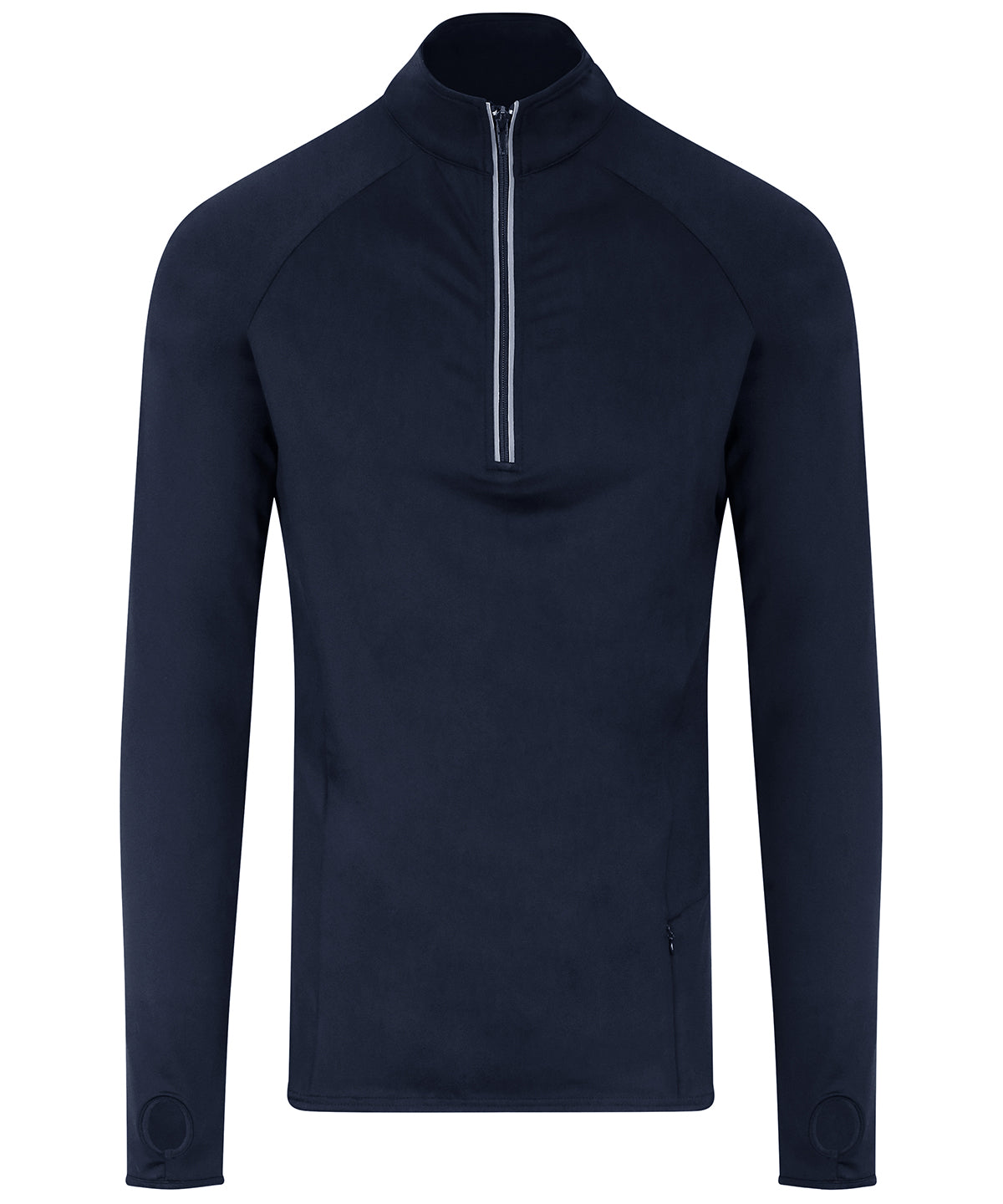 AWDis Just Cool JC030 Cool Flex long half-zip top in French Navy