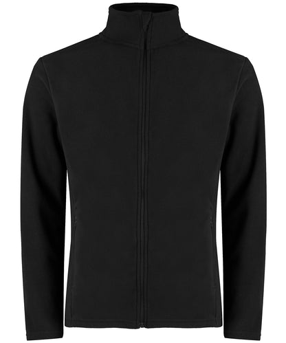 Kustom Kit KK902 Regular fit corporate microfleece in Black