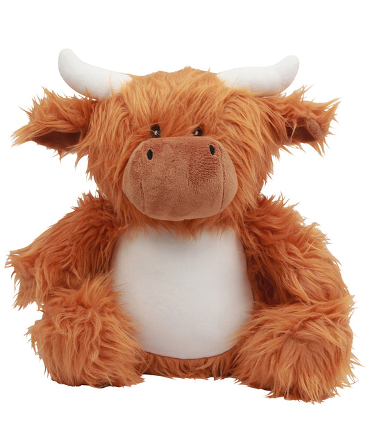 Mumbles MM565 Zippie highland cow in Brown