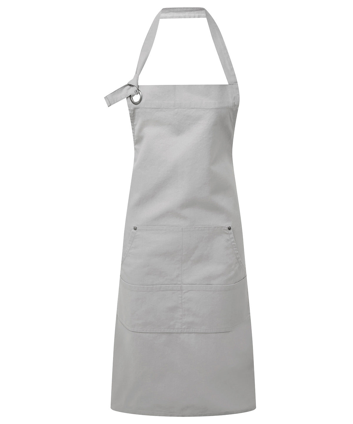 Premier PR137 Calibre heavy cotton canvas pocket apron in Silver