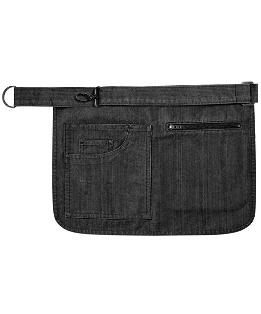 Premier PR138 Metro utility hip apron in Black Denim