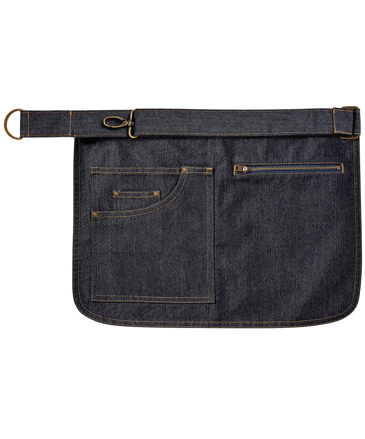 Premier PR138 Metro utility hip apron in Indigo Denim