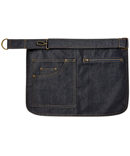 Premier PR138 Metro utility hip apron in Indigo Denim