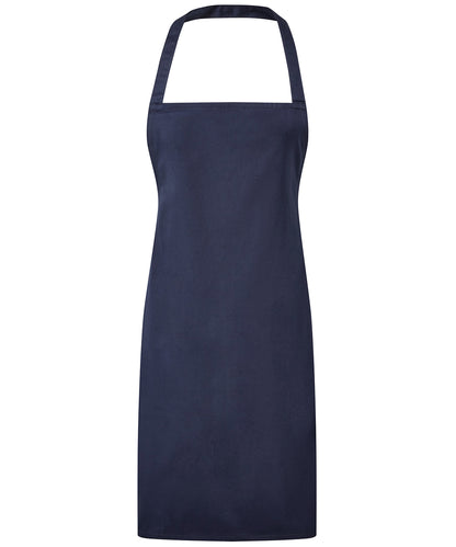 Premier PR165 Essential bib apron in Navy