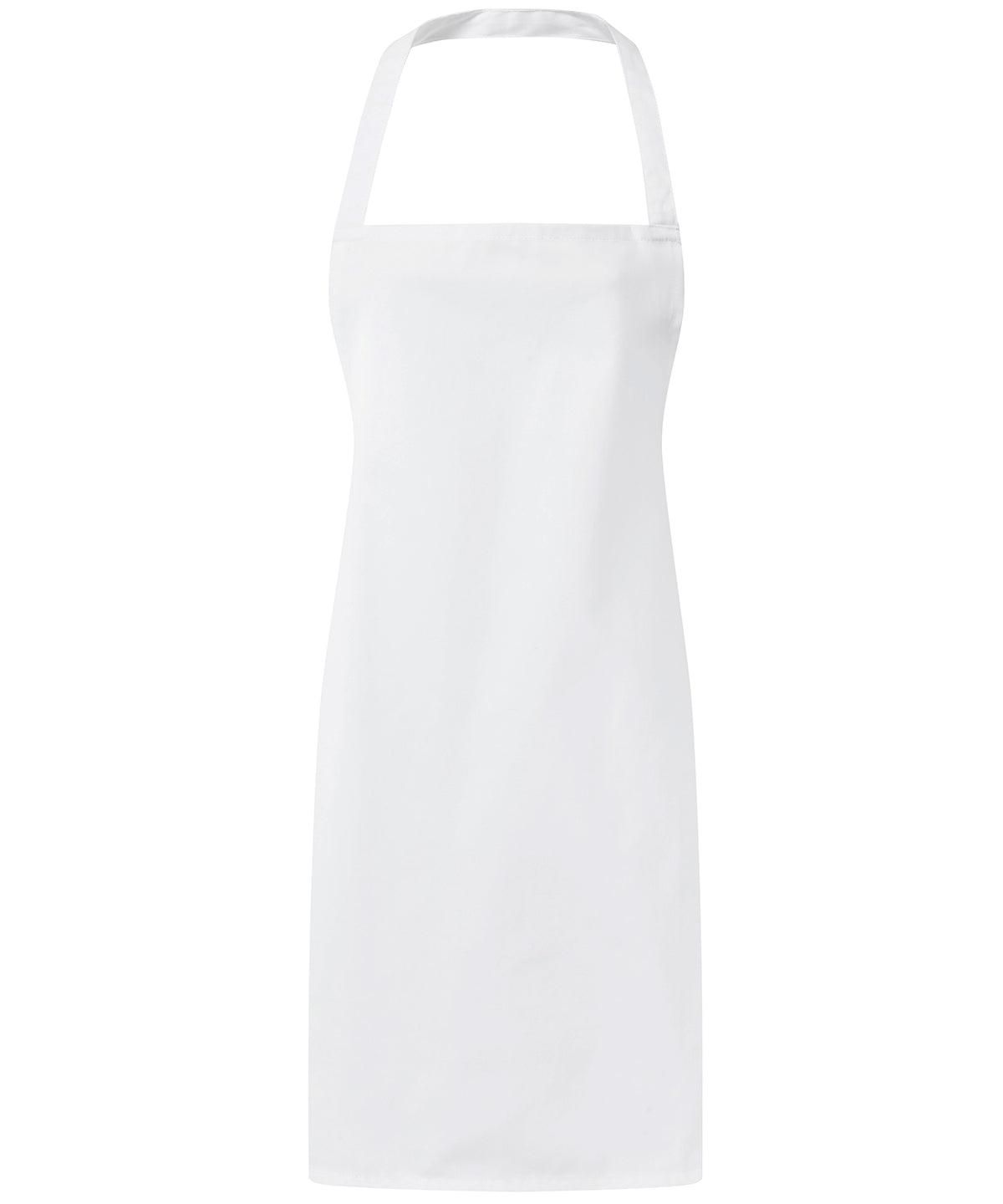 Premier PR165 Essential bib apron in White