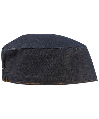 Premier PR653 Chef's skull cap in Indigo Denim