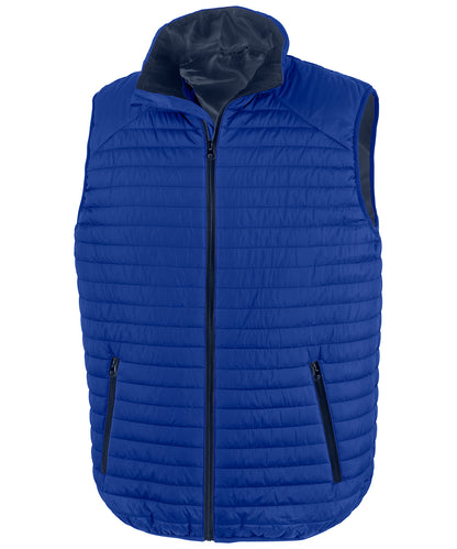 Result Recycled R239X Thermoquilt gilet in Royal/Navy